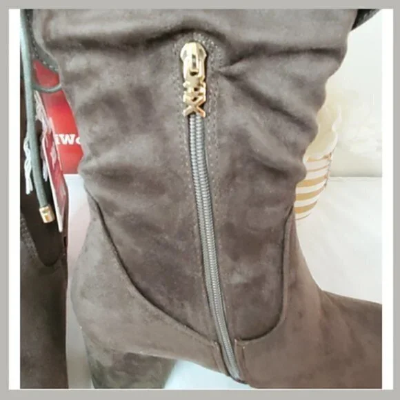 Taupe & Brown Ankle Boots – Size 7 🍂 - Picture 9 of 10
